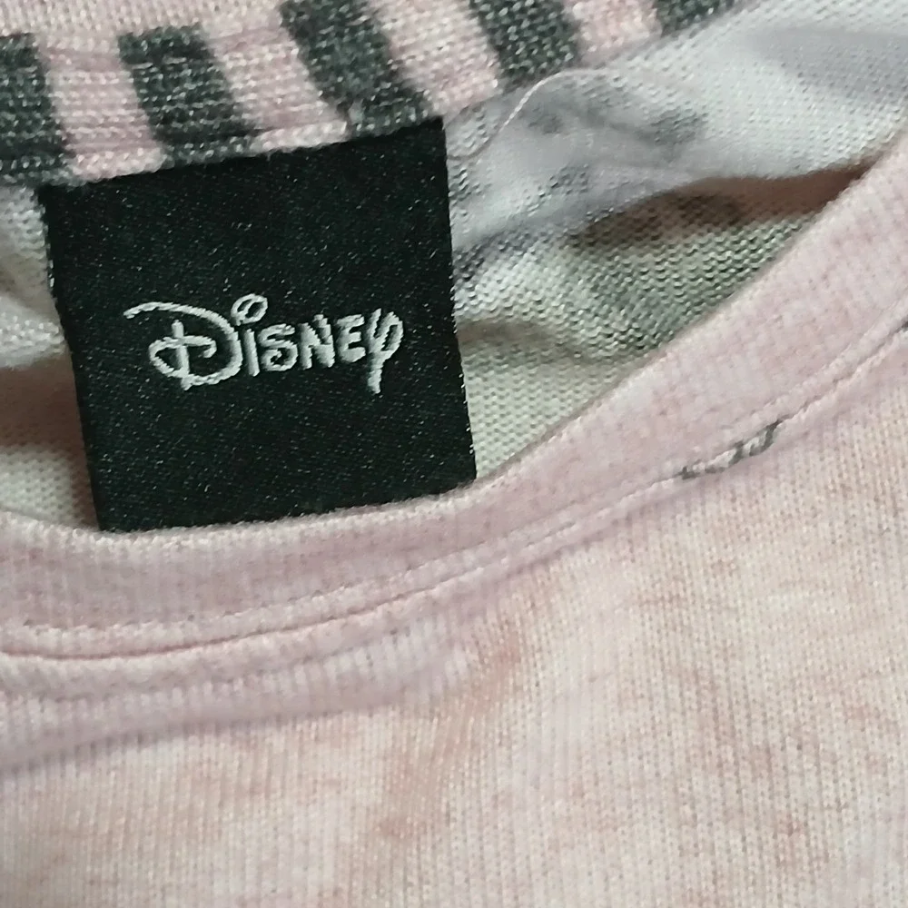 Disney Women Sleepwear XL‎ Pink Graphic Print Mickey Mouse Pajama Top - Picture 6 of 8